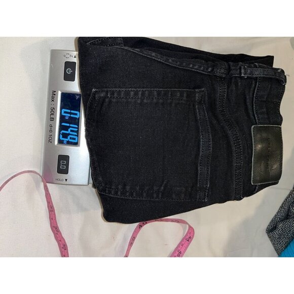 Everlane Black Denim Mid-Rise Dark Wash Skinny Ankle Jeans Women's Size 25 - Picture 11 of 11